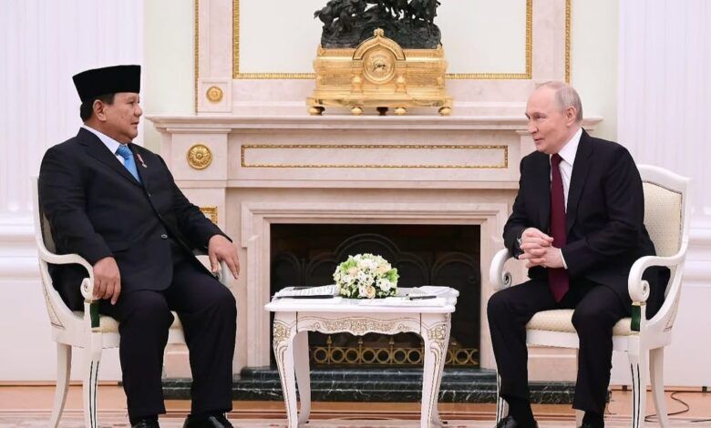 Pertemuan Presiden Republik Indonesia, Prabowo Subianto dan Presiden Rusia Vladimir Putin