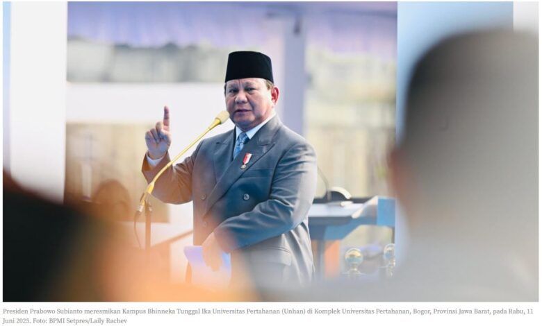 Presiden Prabowo Subianto