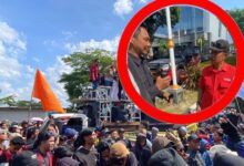 Aksi demonstrasi 21 April 2026 di Kantor Gubernr Kalimantan Timur dan Represi terhadap Jurnalis (ist)