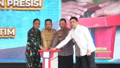 Peresmian Asrama dan Fasilitas Polri di Kalimantan Timur