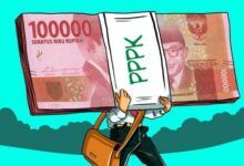 Ilustraassi gaji Pegawai Pemerintah dengan Perjanjian Kerja (PPPK).