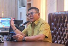 Wakil Wali Kota Saefuddin Zuhri saat menerima audiensi pengurus Gerakan Mahasiswa Kristen Indonesia (GMKI) Cabang Samarinda