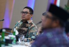 Andi Harun dalam Rapat Umum Pemegang Saham (RUPS) Bankaltimtara yang membahas pergantian jajaran direksi dan komisaris independen, Kamis (9/7/2026).