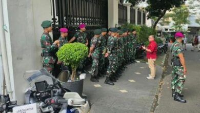 Rumah Jampidsus Dijaga Puluhan Personel TNI