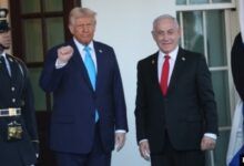 Presiden Amerika Serikat Donald Trump dan Perdana Menteri Israel Benjamin Netanyahu bertemu