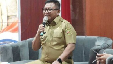 Saefuddin Zuhri saat memberikan ceramah dalam Pelatihan Kepemimpinan Administrator Angkatan I Tahun 2026