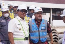 Wakil Wali Kota Samarinda, Saefuddin Zuhri, meninjau langsung progres pembangunan gedung Sekolah Rakyat Permanen