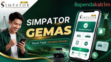 SIMPATOR GEMAS merupakan akses untuk membayar Pajak Kendaraan Bermotor (PKB) di Kalimantan Timur
